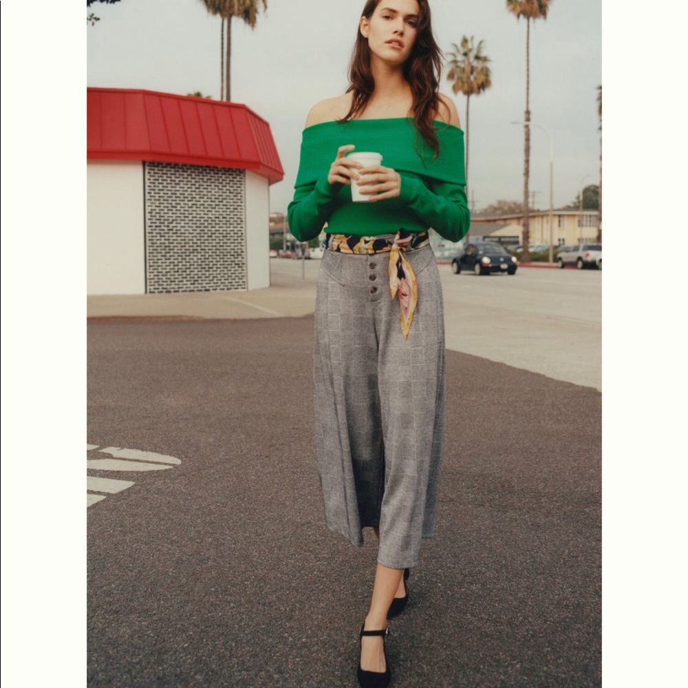 Anthropologie Cropped Menswear Pants